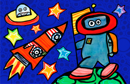 out of this world - kids placemats, activity mats for kids, tabletop for kids,original kids birthday presents, 